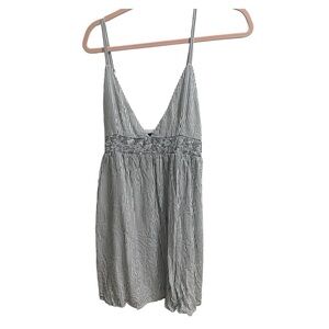Volcom True To This Black/White Striped Dress, sz. Lg‎ (10)